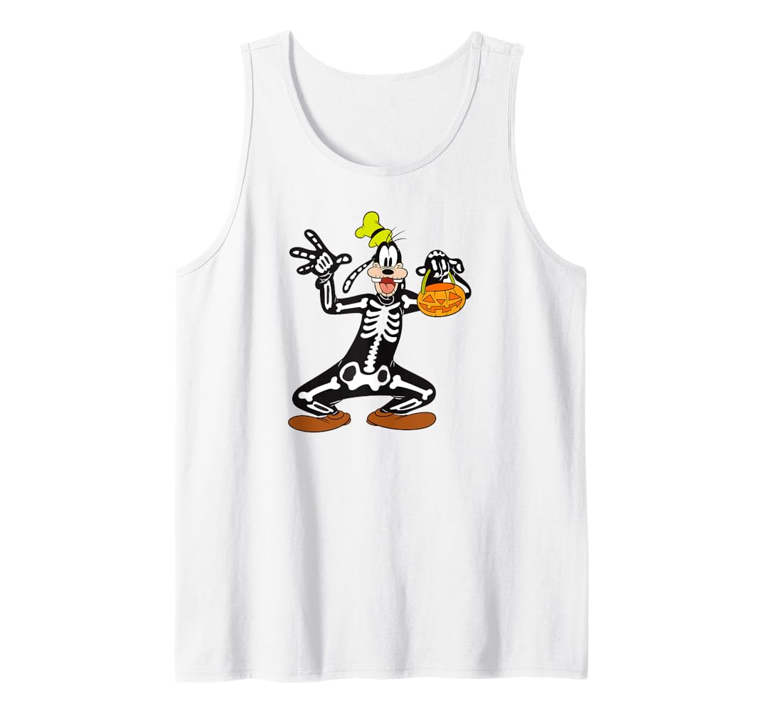 Amazon.com: Disney - Goofy Skeleton Costume Halloween Tank